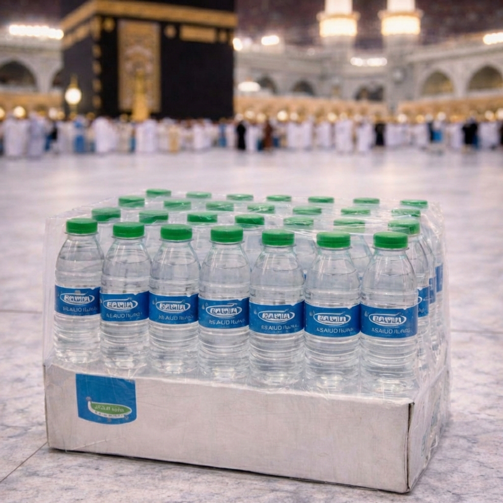 Dépôt de bouteilles d'eau